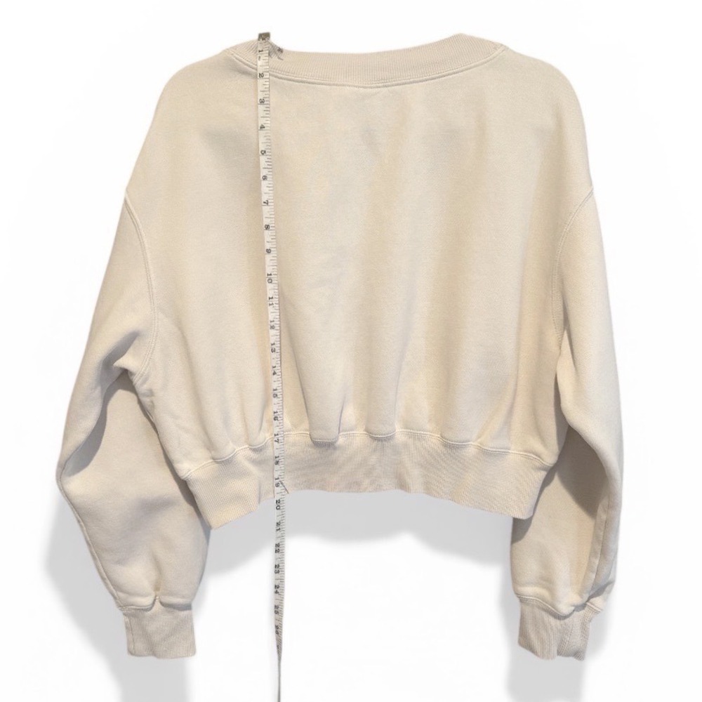 Nike Fleece Cropped Sweatshirt Size Medium - Picture 3 of 6